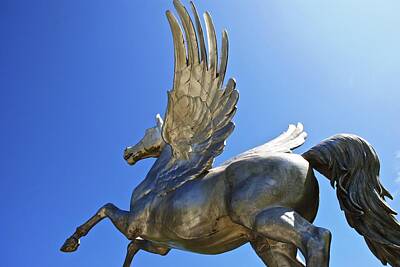 Venice Beach Bungalow Rights Managed Images - Winged Steed Royalty-Free Image by Norma Brock