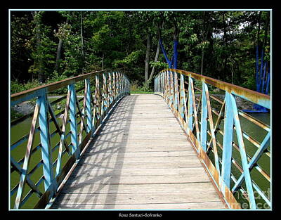 Minimalist Movie Posters 2 Rights Managed Images - Wooden Bridge at Green Lake Royalty-Free Image by Rose Santuci-Sofranko