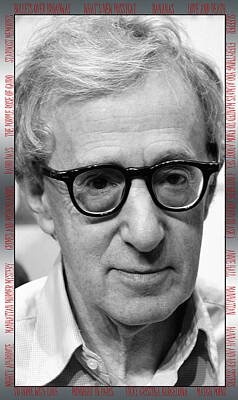 Actors Photos - Woody Allen 1 by Andrew Fare