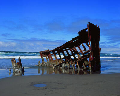 1-war Is Hell Royalty Free Images - Wreck of the Peter Iredale Royalty-Free Image by Thomas J Rhodes