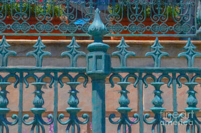 Grimm Fairy Tales - Wrought Iron Fence by Dale Powell