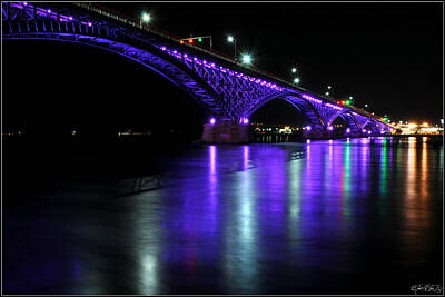 Female Outdoors - 002 Peace Bridge Honoring BREAST CANCER 2012 SERIES by Michael Frank Jr