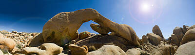 Randall Nyhof Royalty-Free and Rights-Managed Images - Arch in the Joshua Tree National Park by Randall Nyhof
