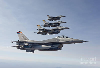 Pbs Kids - Four F-16s Fly In Formation by HIGH-G Productions