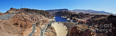 Bear Photography Rights Managed Images - A Panoramic View of the Majestic Hoover Dam Royalty-Free Image by Dejan Jovanovic