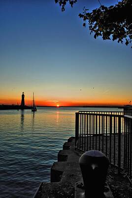 Lake Life - Sunset  by Michael Frank Jr