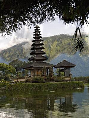 Meiklejohn Graphics Royalty Free Images - Ulun Danu Temple On Beratan Lake Bali Royalty-Free Image by Keith Levit