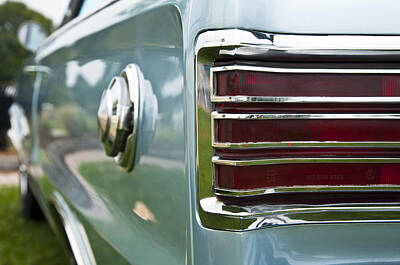 Paint Tube Rights Managed Images - 1966 Plymouth Satellite Tail Light Royalty-Free Image by Glenn Gordon