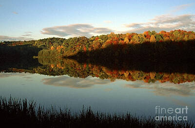 Katharine Hepburn - Autumn Morning on the Lake by Thomas R Fletcher