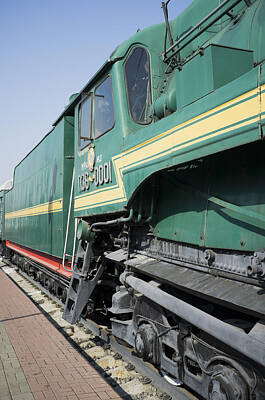 Scary Photographs - Russian steam locomotive P36-0001 by Igor Sinitsyn
