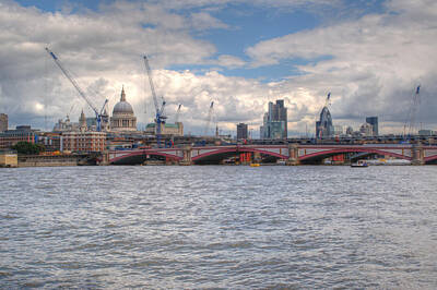 London Skyline Rights Managed Images - City of London skyline Royalty-Free Image by Chris Day