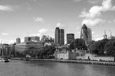 London Skyline Rights Managed Images - City of London Skyline Royalty-Free Image by Chris Day