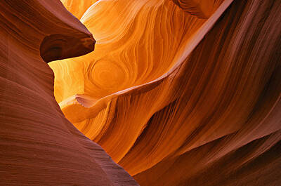Printscapes - Lower Antelope Slot Canyon by Dean Pennala