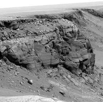 Olympic Sports - A Cliff On The Surface Of Mars by Stocktrek Images