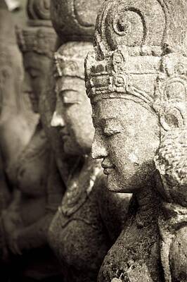 Halloween Elwell - Bali, Indonesia, Asia Stone Statues by Keith Levit