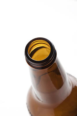 Beer Rights Managed Images - Beer Bottle Neck 3 Royalty-Free Image by John Brueske