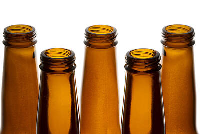 Beer Photos - Beer Bottles 1 A by John Brueske
