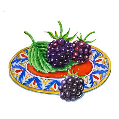 Sean Test Royalty Free Images - Blackberries Royalty-Free Image by Irina Sztukowski