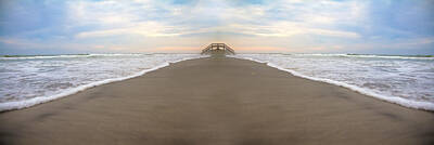 Beach Royalty-Free and Rights-Managed Images - Bridge to Parallel Universes  by Betsy Knapp
