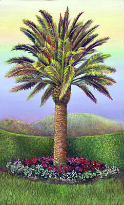Star Wars - Canary Palm Tree at Midday by Nancy Tilles