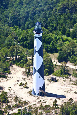 Beach Digital Art - Cape Lookout Lighthouse by Betsy Knapp
