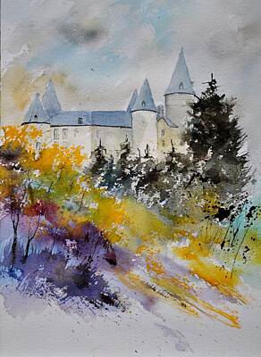 Angels And Cherubs Royalty Free Images - Castle of Veves Belgium Royalty-Free Image by Pol Ledent