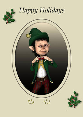Giuseppe Cristiano Royalty Free Images - Christmas Elf Royalty-Free Image by John Junek