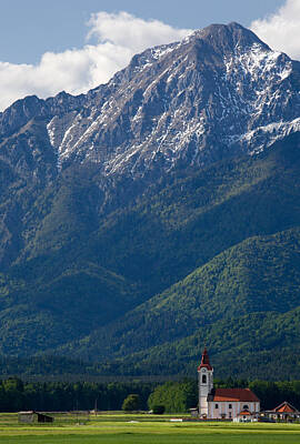 Mountain Photos - Church of saint John in Spring by Ian Middleton