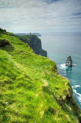 World War Two Production Posters Royalty Free Images - Cliff of Moher 25 Royalty-Free Image by Douglas Barnett