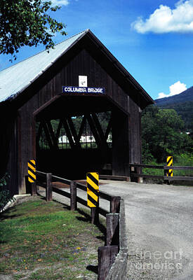 Music Rights Managed Images - Covered Bridge Vermont New Hampshire Royalty-Free Image by Thomas R Fletcher