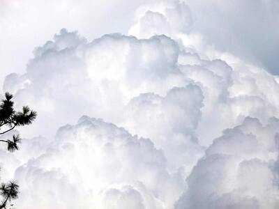 Christian Paintings Greg Olsen - Dense Cumulonimbus Clouds by Will Borden