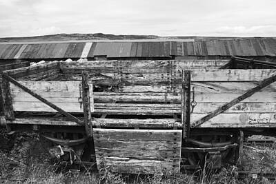 Music Baby - Derelict Coal Wagon 3 Mono by Steve Purnell