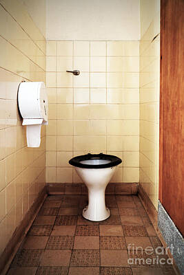 Kitchen Spices And Herbs - Dirty public toilet by Richard Thomas