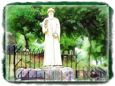 Ingredients Rights Managed Images - DO-00542 St Charbel Statue Royalty-Free Image by Digital Oil