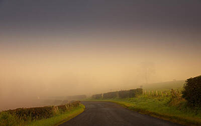 War Nursing Posters - Enigmatic. Misty Roads of Scotland by Jenny Rainbow