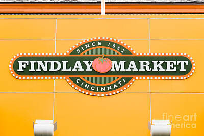 Halloween Movies Rights Managed Images - Findlay Market Sign in Cincinnati Ohio Royalty-Free Image by Paul Velgos
