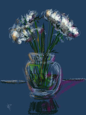 Still Life Mixed Media - Floral no. 25 by Russell Pierce
