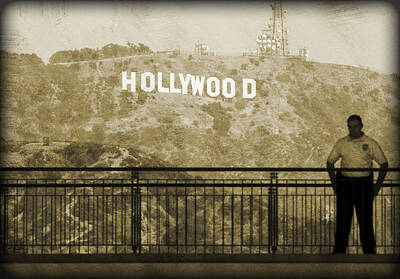 Celebrities Photos - Guarding Hollywood by Ricky Barnard