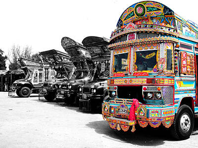 Paint Brush - Indian Truck by Sumit Mehndiratta