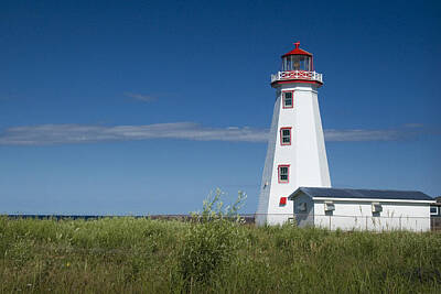 Physics And Chemistry Rights Managed Images - Lighthouse at North Cape on PEI Royalty-Free Image by Randall Nyhof