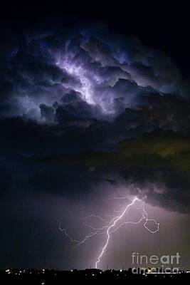 James Bo Insogna Rights Managed Images - Lightning Thunderhead Storm Rumble Royalty-Free Image by James BO Insogna