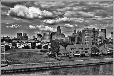 Modern Man Classic London - Looking Downtown From the Erie Basin Marina by Michael Frank Jr