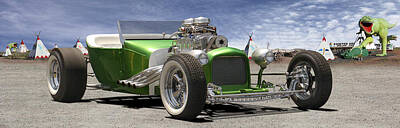 Transportation Royalty Free Images - Lowrider at Painted Desert 2 Royalty-Free Image by Mike McGlothlen