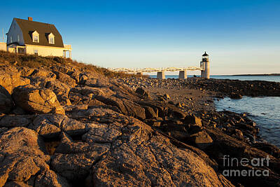 Neutrality - Marshall Point Lighthouse - Sunset - Maine by Brian Jannsen