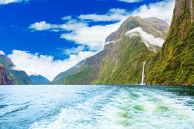 Pretty In Pink Rights Managed Images - Milford sound Royalty-Free Image by MotHaiBaPhoto Prints