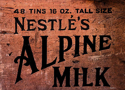 Stacks Of Books - Nestles Alpine Milk by Mitch Shindelbower