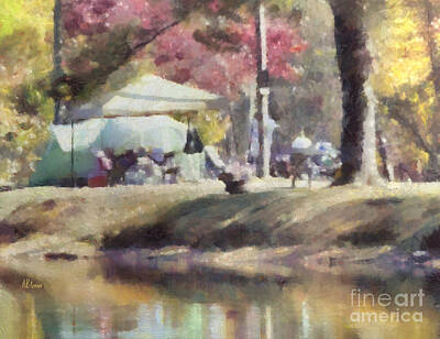 Pretty In Pink - North Carolina Camping by Anne Kitzman
