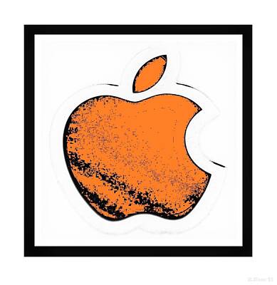 Target Project 62 Scribble - Orange Apple by Rob Hans