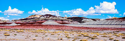 Just In The Nick Of Time - Painted Desert White Panorama by David Waldo