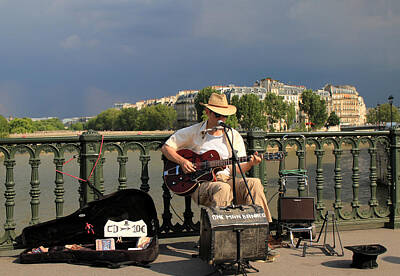 Musicians Photo Royalty Free Images - Paris Muscians 3 Royalty-Free Image by Andrew Fare